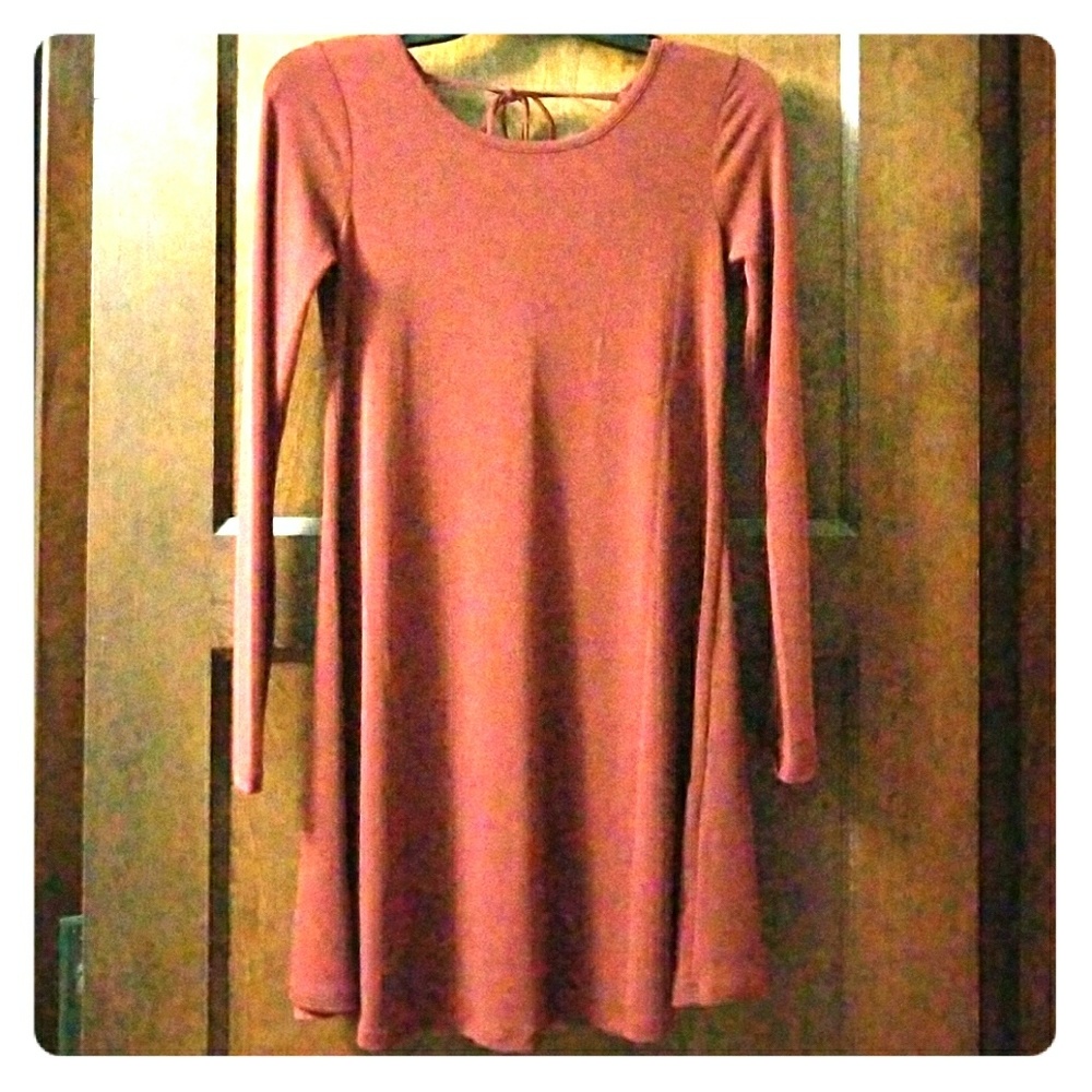 Forever 21 chiffon long sleeved dress